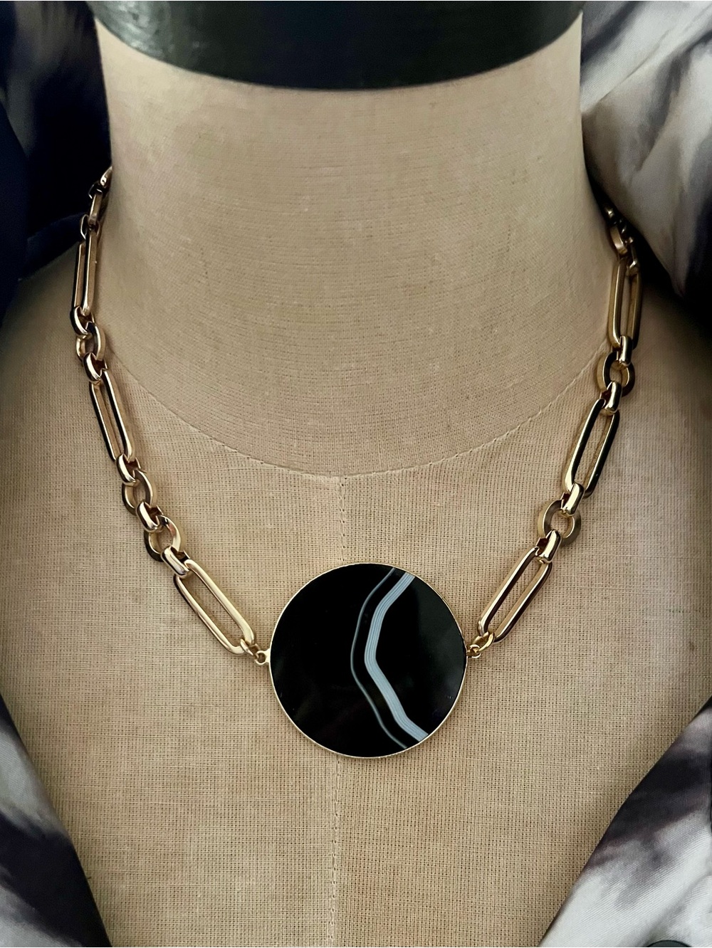 New Artisan One of a Kind Agate Necklace